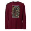 Samurai vs Dragon Warrior Ukiyo-e Unisex Long Sleeve Tee