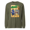 Samurai BBQ Barbecue Ukiyo-e Unisex Long Sleeve Tee