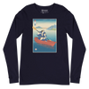 Samurai Kayaking Ukiyo-e Unisex Long Sleeve Tee