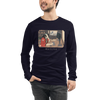 Samurai Programmer Japanese Ukiyo-e Unisex Long Sleeve Tee 7 - Samurai Original