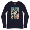 Samurai Voice Actor Japanese Ukiyo-e Unisex Long Sleeve Tee 1