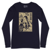 Samurai Voice Actor Japanese Ukiyo-e Unisex Long Sleeve Tee 2