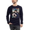 Samurai Photographer Japanese Ukiyo-e Unisex Long Sleeve Tee