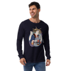 Geisha Barista Ukiyo-e Unisex Long Sleeve Tee -