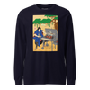 Samurai BBQ Barbecue Ukiyo-e Unisex Long Sleeve Tee