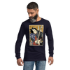 Samurai Electric Guitar Guitarist Music Ukiyo-e Unisex Long Sleeve Tee