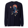 Samurai Basketball Player 4 Sport Ukiyo-e Unisex Long Sleeve Tee