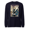 Samuai Saxophone Music Japanese Ukiyo-e Unisex Long Sleeve Tee