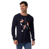 Koi Fish Japanese Ukiyo-e Unisex Long Sleeve Tee 2