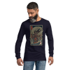 Samurai vs Dragon Warrior Ukiyo-e Unisex Long Sleeve Tee