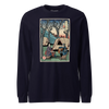 Samurai Camping Weekend Ukiyo-e Unisex Long Sleeve Tee