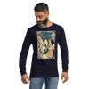 Samurai Painter Artist Ukiyo-e Unisex Long Sleeve Tee