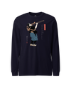 Samurai Trombone Japanese Ukiyo-e Unisex Long Sleeve Tee No.2