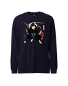 Cat Ninja Japanese Ukiyo-e Unisex Long Sleeve Tee