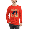 Aikido Japanese Ukiyo-e Unisex Long Sleeve Tee -