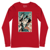 Samurai Voice Actor Japanese Ukiyo-e Unisex Long Sleeve Tee 1