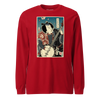 Samurai Banjo Player Music Ukiyo-e Unisex Long Sleeve Tee