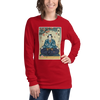 Samurai Meditation Yoga Japanese Ukiyo-e Unisex Long Sleeve Tee