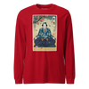 Samurai Meditation Yoga Japanese Ukiyo-e Unisex Long Sleeve Tee