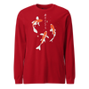 Koi Fish Japanese Ukiyo-e Unisex Long Sleeve Tee 2