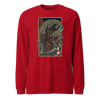 Samurai vs Dragon Warrior Ukiyo-e Unisex Long Sleeve Tee