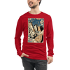 Samurai Painter Artist Ukiyo-e Unisex Long Sleeve Tee