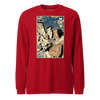 Samurai Painter Artist Ukiyo-e Unisex Long Sleeve Tee