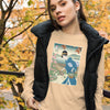 Geisha Gardening Japanese Ukiyo-e Unisex Long Sleeve Tee 3 -