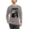 Samurai Barber Japanese Ukiyo-e Unisex Long Sleeve Tee - Samurai Original