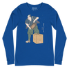 Samurai Beekeepers Ukiyo-e Unisex Long Sleeve Tee - True Royal / S