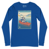 Samurai Kayaking Ukiyo-e Unisex Long Sleeve Tee