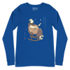 Samurai Play Guitar Japanese Ukiyo-e Unisex Long Sleeve Tee 4