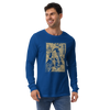 Samurai Voice Actor Japanese Ukiyo-e Unisex Long Sleeve Tee 2