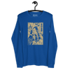 Samurai Voice Actor Japanese Ukiyo-e Unisex Long Sleeve Tee 2