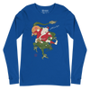 Santa Rides Dragon Japanese Ukiyo-e Unisex Long Sleeve Tee