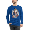 Geisha Barista Ukiyo-e Unisex Long Sleeve Tee -