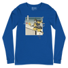 Samurai Pickleball Japanese Ukiyo-e Unisex Long Sleeve Tee 3