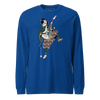 Samurai Guitar Player Music Ukiyo-e Unisex Long Sleeve Tee