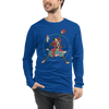 Samurai Basketball Player 3 Sport Ukiyo-e Unisex Long Sleeve Tee