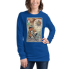 Samurai vs Virus Demon Ukiyo-e Unisex Long Sleeve Tee