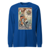 Samurai vs Virus Demon Ukiyo-e Unisex Long Sleeve Tee