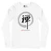 Zen Japanese calligraphy Unisex Long Sleeve Tee