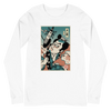 Samurai Voice Actor Japanese Ukiyo-e Unisex Long Sleeve Tee 1