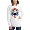 Samurai Barber Japanese Ukiyo-e Unisex Long Sleeve Tee - Samurai Original