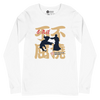 Aikido Japanese Ukiyo-e Unisex Long Sleeve Tee - White / S