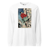 Samurai Rock Climbing Extreme Sport Ukiyo-e Unisex Long Sleeve Tee