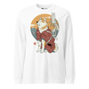 Samurai Dog Akita Best Friend Ukiyo-e Unisex Long Sleeve Tee