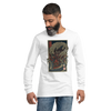 Samurai vs Dragon Warrior Ukiyo-e Unisex Long Sleeve Tee