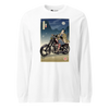 Samurai Chopper Motorcycle Ukiyo-e Unisex Long Sleeve Tee