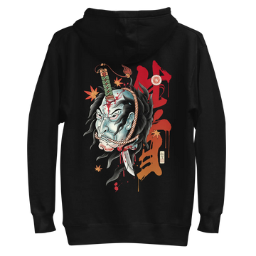 Halloween Namakubi Japanese Tattoo Unisex Hoodie